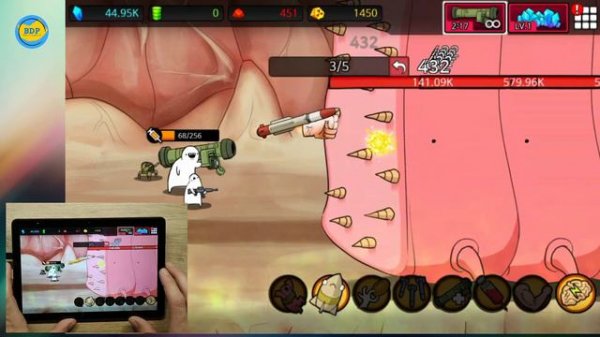 Missile Dude RPG: Tap Tap Missile Game Part 2 (Android, Tablet Gameplay)