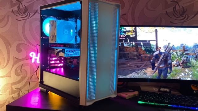 Игровой ПК ‘Нефритовый дракон’ за 36000 рублей. Xeon 2670v3 rx6500xt Deepcool CC560 WH. смотреть онлайн