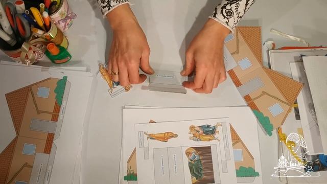 Воскрешение дочери Иаира. Бумажная православная поделка. смотреть онлайн