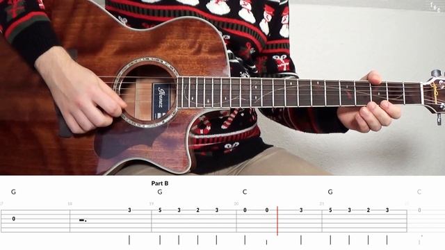 Santa Claus Is Coming To Town | Guitar Tabs Tutorial смотреть онлайн