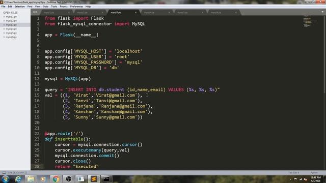 Flask MySQL Tutorial V смотреть онлайн