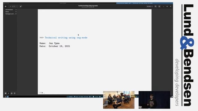 Jan Ypma: Literate programming (English) (livestream) смотреть онлайн