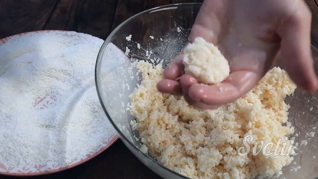 Кокосовые конфеты с орехом смотреть онлайн