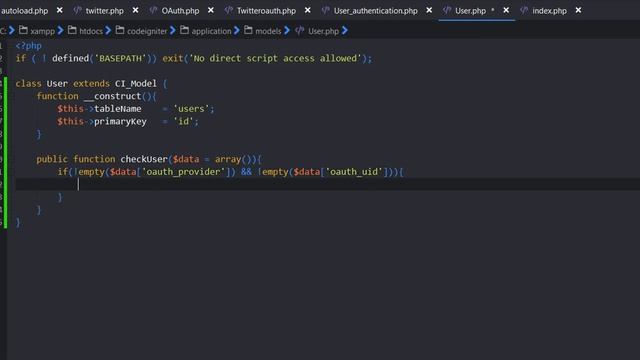 Login with Twitter in CodeIgniter смотреть онлайн
