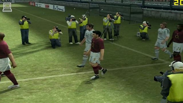 Pro Evolution Soccer 5 Gameplay GeForce 2 GTS смотреть онлайн
