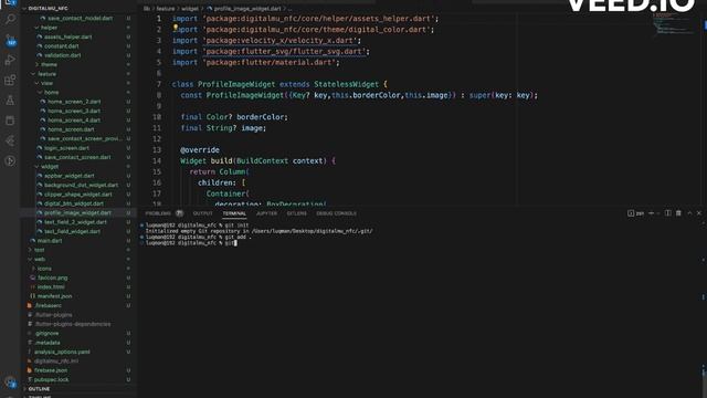 How to push/upload visual studio code/ flutter project to Github смотреть онлайн