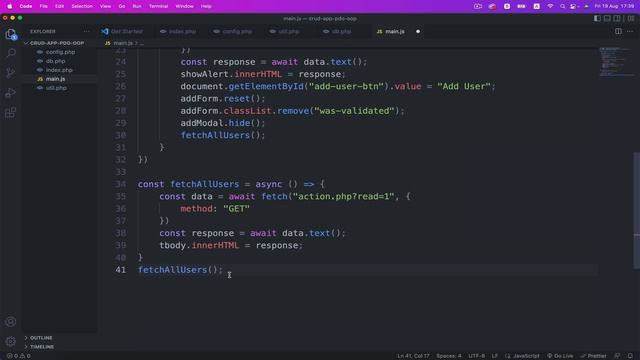สอน PHP PDO + OOP สร้างระบบ CRUD แบบเพิ่มและแก้ไขข้อมูลผ่าน Modal & Fetch API ??? смотреть онлайн
