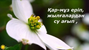 Көктем келді - Бота Бейсенова(Караоке + плюс)