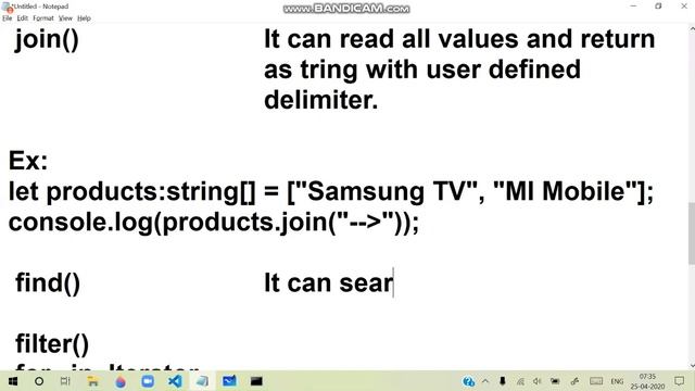 Typescript 41..what is Array in Typescript.. смотреть онлайн