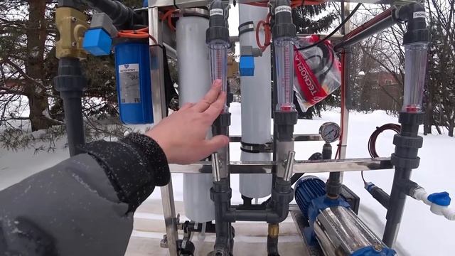 DRO-4040-3 Обзор на установку обратного осмоса производительностью 750 л/ч смотреть онлайн