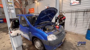 Замена вентилятора радиатора охлаждения на Renault Logan | Вентилятор радиатора Рено Логан