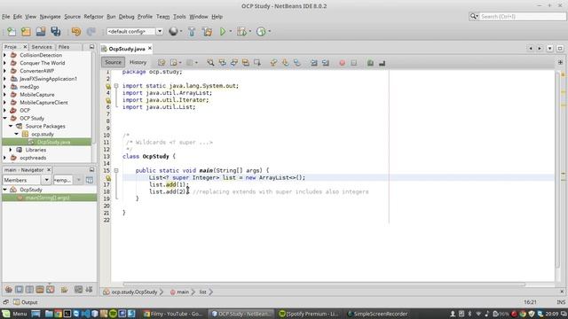 Java: generics wildcards & super part 13 смотреть онлайн