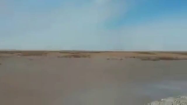 Наводнение трасса Караганда - Балхаш, Актогай, река Токрауын смотреть онлайн
