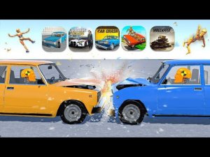 Повторяю КРАШ-ТЕСТЫ В МОБИЛЬНЫХ ИГРАХ