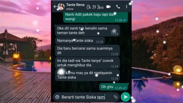 CHAT STORY AKU JADI SELINGKUHAN TANTE KAYA смотреть онлайн