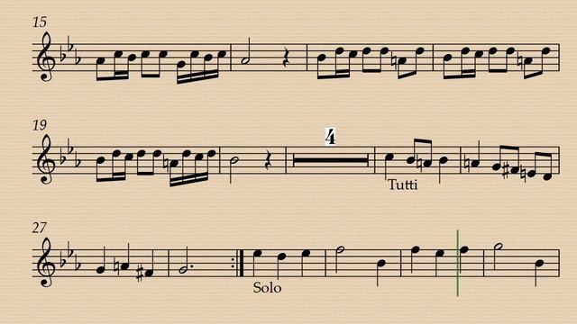 4. Tempo di Minuet - Concerto in C minor HWV Anh.B 308 - G. F. Handel - Flute Demo & Backing Track смотреть онлайн