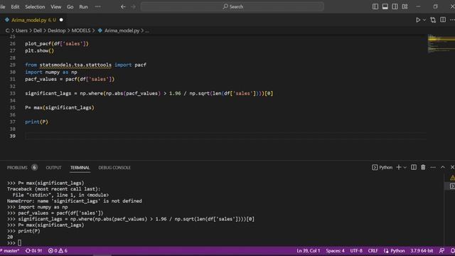 ARIMA Step by Step Guide on Python: How to choose the ARIMA components manually смотреть онлайн