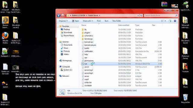How to set up a minecraft server on bukkit (1.2.5) смотреть онлайн