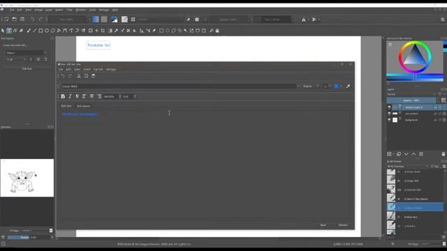 LEARNING TO USE KRITA: CUSTOMIZING THE WORKSPACE AND LEARNING HOW TO CREATE/EDIT/MOVE TEXTS. смотреть онлайн