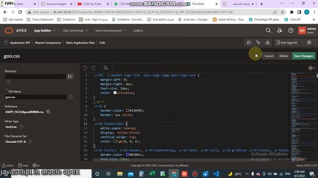 01- css in oracle apex by css file смотреть онлайн