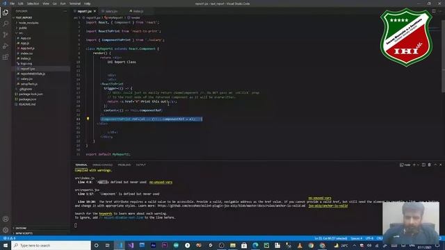 ReactJS Tutorial in hindi | 21 | React PDF Report | React JS PDF Report | React Report Class | iHi смотреть онлайн
