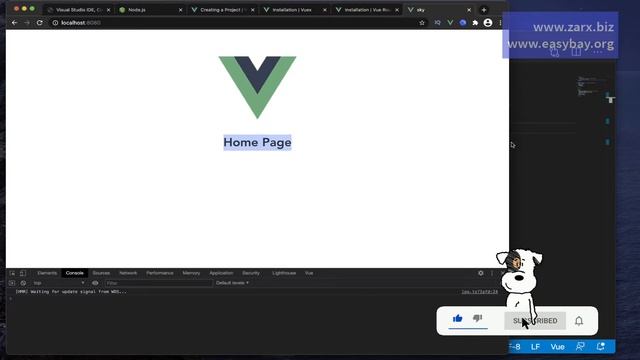 #3 Vue js install vue router | VueJS Beginner Tutorial| Vuex Beginner Tutorial [ 2021] смотреть онлайн