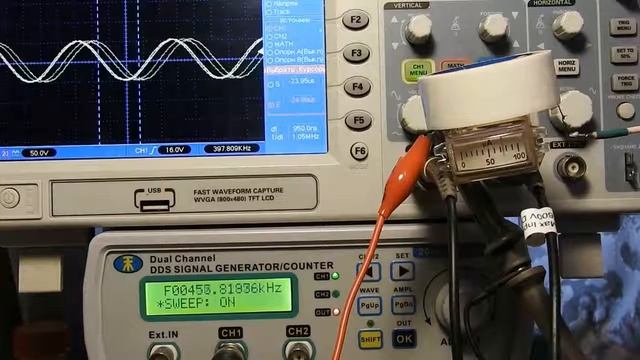Определение резонансной частоты катушки с заземлением смотреть онлайн