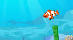 Сказка стих - Рыбка клоун. Видео для детей - аудиосказка, добрые мультики