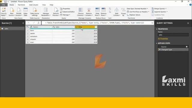 how to change decimal to whole number in power query power bi desktop | Power Query Tutorials смотреть онлайн