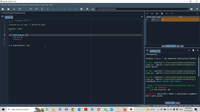 Function in Python смотреть онлайн