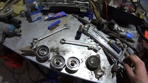 замена ремней L200 4d56 DID