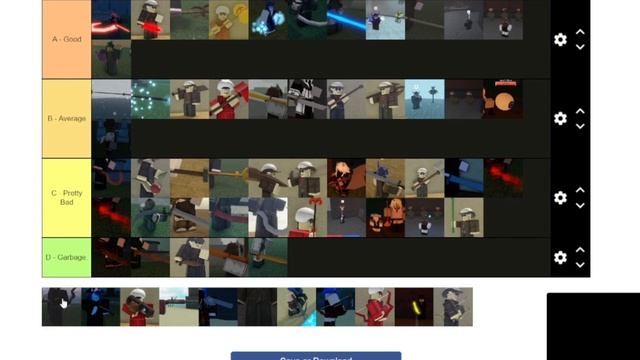 [Pilgrammed] Full Weapon Tier List Part 2 | Roblox смотреть онлайн