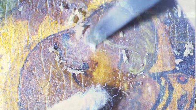 Как раскрывают авторскую живопись на иконе XVII века в Русском музее. Начало реставрации (FullHD) смотреть онлайн