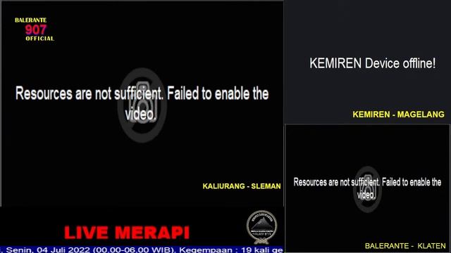 Live Streaming Merapi Volcano Eruption - Yogyakarta and Central Java, Indonesia 04-07-2022 смотреть онлайн