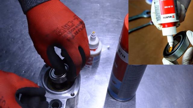 Фиксатор резьбы, герметик для труб, герметик, фиксатор подшипников Wurth "Alll in one" 0893555050 смотреть онлайн