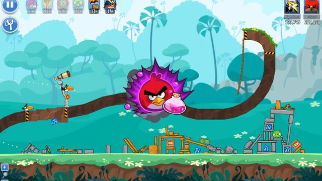 Angry Birds Friends Tournament Level 4 Week 348-B PC Highscore POWER-UP walkthrough смотреть онлайн