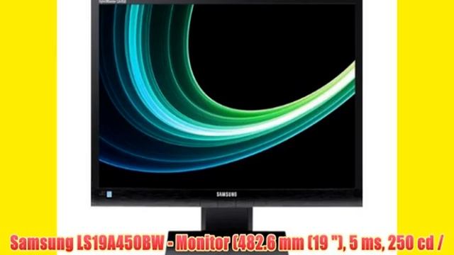 Samsung LS19A450BW - Monitor (482.6 mm (19 ) 5 ms 250 cd / m² 100 x 100 mm 100 a 240 V 50/60 смотреть онлайн