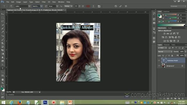 20 Text Tool in Adobe Photoshop 2023 in Hindi || SaQib Designer смотреть онлайн
