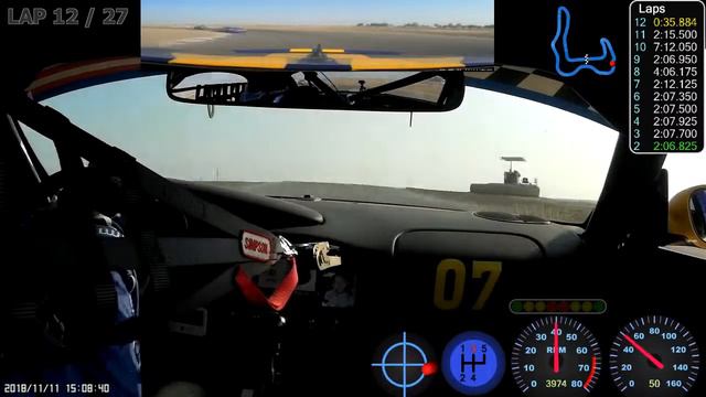 PCA SDR Club Racing Buttonwillow Enduro 11-11-18 смотреть онлайн