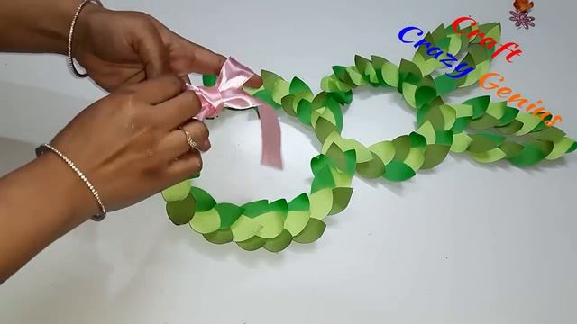 2 Economical Easter Bunny wreath made with waste materials |DIY Low budget Easter décor idea (Part1