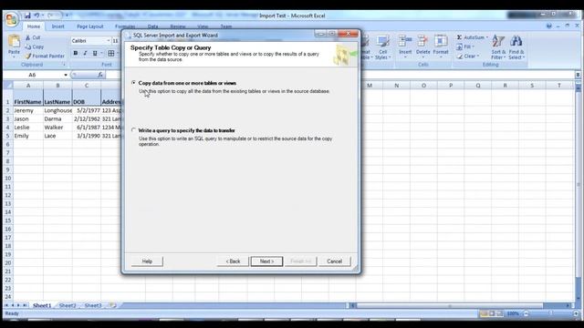 9. MS SQL - Importing Data from Excel to a Table in Management Studio смотреть онлайн