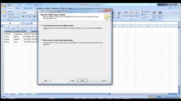 9. MS SQL - Importing Data from Excel to a Table in Management Studio