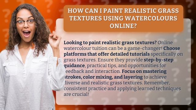 How Can I Paint Realistic Grass Textures Using Watercolours Online? смотреть онлайн