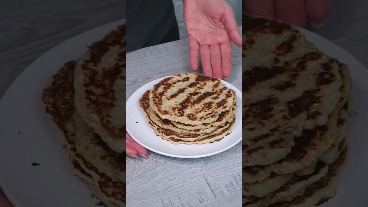 Овсяные блины для вкусного, полезного завтрака # завтрак #полезныйзавтрак #вкусныйзавтрак #назавтрак смотреть онлайн