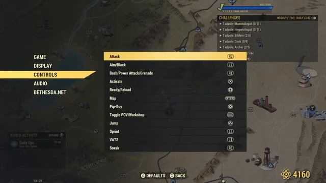 FO76 How to change Y and X sensitivity in Fallout 76 adjust speed for character movements and camer смотреть онлайн