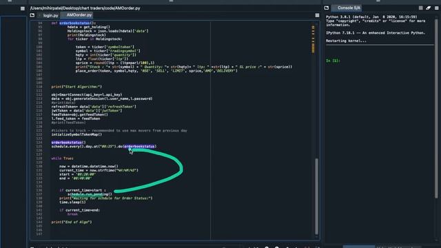 AMO Orders using SmartAPI (Stop Loss for Delivery Stocks) смотреть онлайн