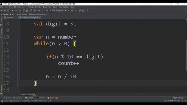 number count digit in kotlin смотреть онлайн