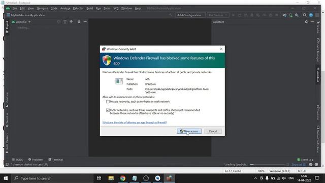 Install Android Studio on Windows 8.1, 10 & 11 with a sample program | 2022 | learn easy смотреть онлайн