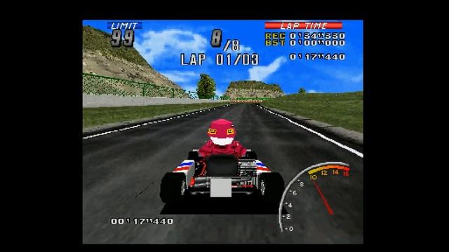Ayrton Senna Kart Duel 2 - PS1 Gameplay смотреть онлайн