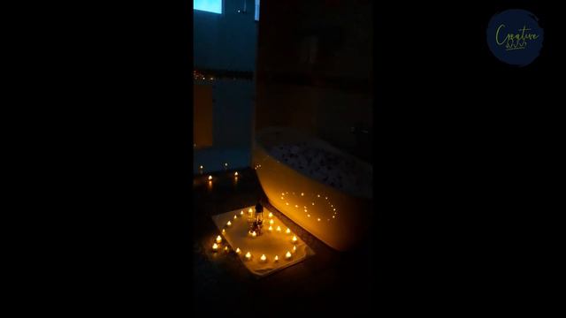 Romantic honeymoon setup | bathtub setup | creative sijja смотреть онлайн